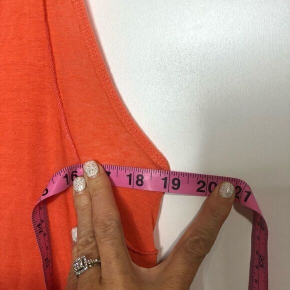 Free People Karmen Sleeveless Layer Tank Top Coral - Picture 8 of 15